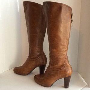 The Frye Company Miranda Back Zip Leather Boots